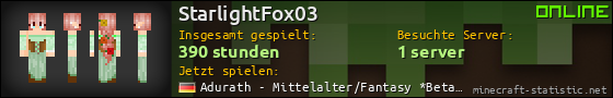 Benutzerleisten 560x90 für StarlightFox03