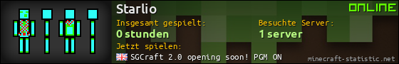 Benutzerleisten 560x90 für Starlio