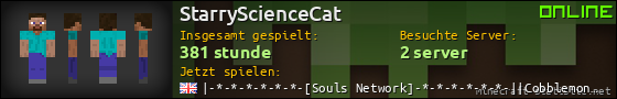 Benutzerleisten 560x90 für StarryScienceCat