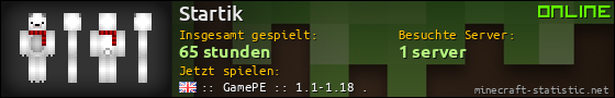 Benutzerleisten 560x90 für Startik