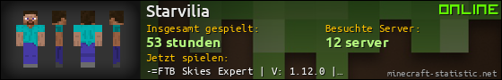 Benutzerleisten 560x90 für Starvilia