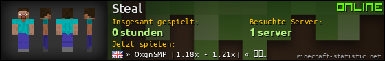 Benutzerleisten 560x90 für Steal