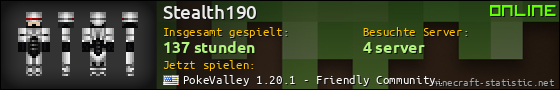 Benutzerleisten 560x90 für Stealth190