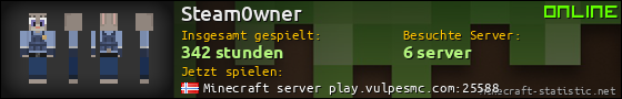 Benutzerleisten 560x90 für Steam0wner