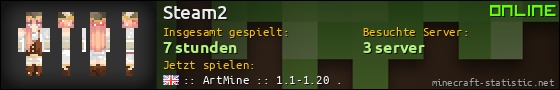 Benutzerleisten 560x90 für Steam2