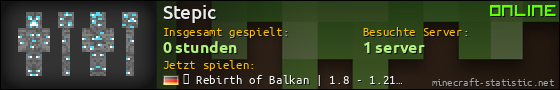 Benutzerleisten 560x90 für Stepic