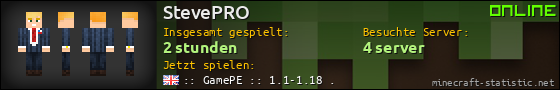 Benutzerleisten 560x90 für StevePRO