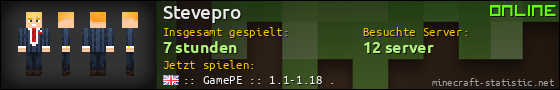 Benutzerleisten 560x90 für Stevepro