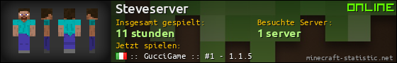 Benutzerleisten 560x90 für Steveserver