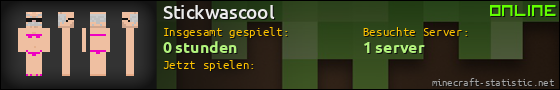 Benutzerleisten 560x90 für Stickwascool