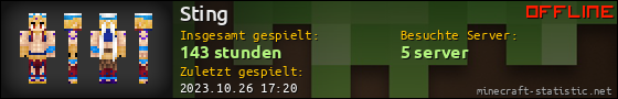 Benutzerleisten 560x90 für Sting