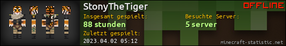 Benutzerleisten 560x90 für StonyTheTiger