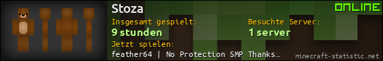 Benutzerleisten 560x90 für Stoza