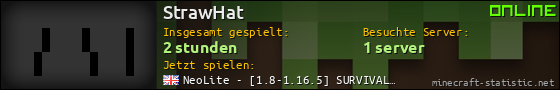 Benutzerleisten 560x90 für StrawHat