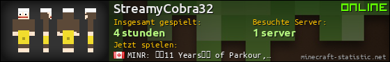 Benutzerleisten 560x90 für StreamyCobra32