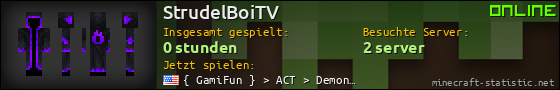 Benutzerleisten 560x90 für StrudelBoiTV