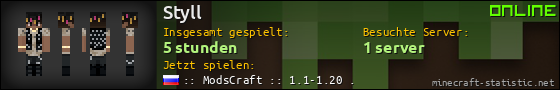 Benutzerleisten 560x90 für Styll