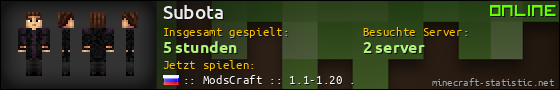 Benutzerleisten 560x90 für Subota