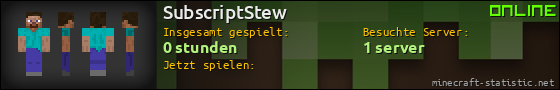 Benutzerleisten 560x90 für SubscriptStew