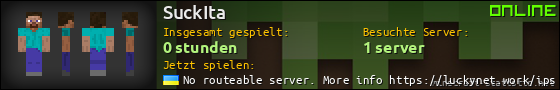 Benutzerleisten 560x90 für SuckIta