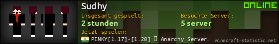 Benutzerleisten 560x90 für Sudhy