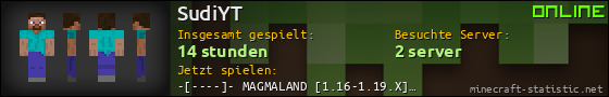 Benutzerleisten 560x90 für SudiYT