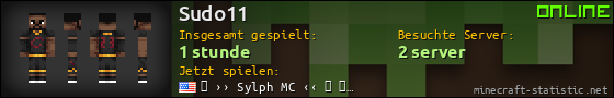 Benutzerleisten 560x90 für Sudo11