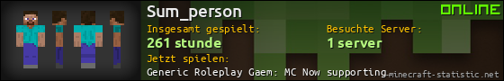 Benutzerleisten 560x90 für Sum_person