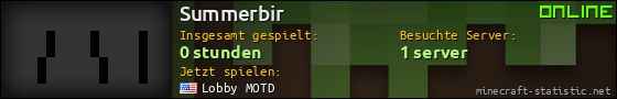 Benutzerleisten 560x90 für Summerbir
