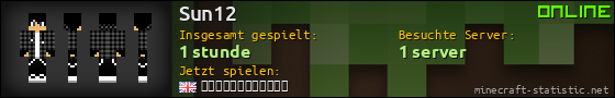 Benutzerleisten 560x90 für Sun12