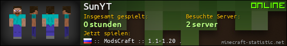 Benutzerleisten 560x90 für SunYT