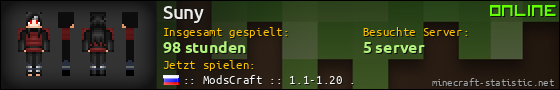 Benutzerleisten 560x90 für Suny