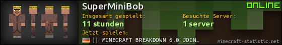 Benutzerleisten 560x90 für SuperMiniBob