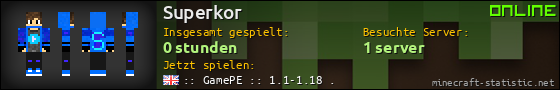 Benutzerleisten 560x90 für Superkor