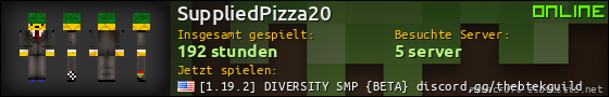 Benutzerleisten 560x90 für SuppliedPizza20