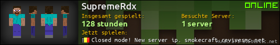 Benutzerleisten 560x90 für SupremeRdx