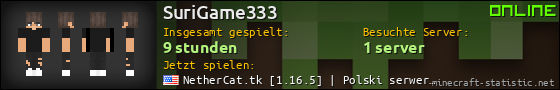 Benutzerleisten 560x90 für SuriGame333