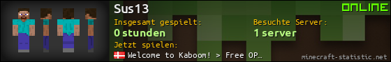 Benutzerleisten 560x90 für Sus13