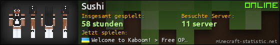Benutzerleisten 560x90 für Sushi