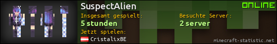 Benutzerleisten 560x90 für SuspectAlien