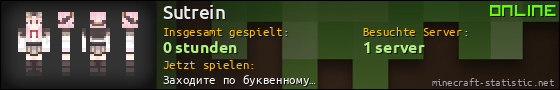 Benutzerleisten 560x90 für Sutrein