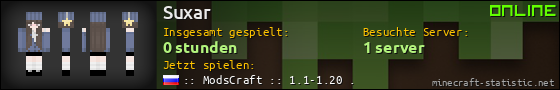 Benutzerleisten 560x90 für Suxar