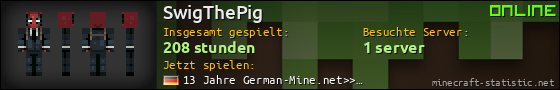 Benutzerleisten 560x90 für SwigThePig