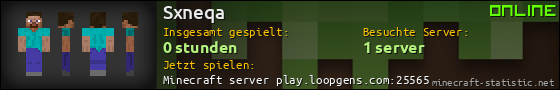 Benutzerleisten 560x90 für Sxneqa