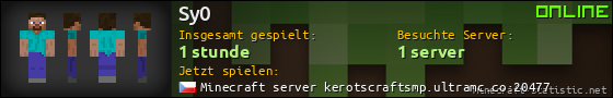 Benutzerleisten 560x90 für Sy0