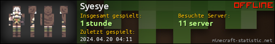 Benutzerleisten 560x90 für Syesye