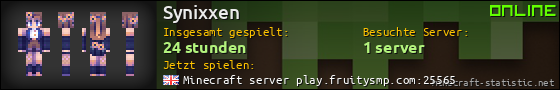 Benutzerleisten 560x90 für Synixxen