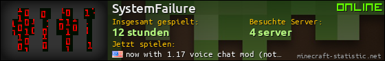 Benutzerleisten 560x90 für SystemFailure