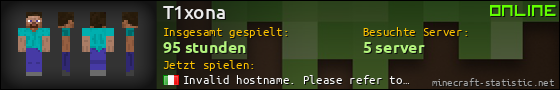 Benutzerleisten 560x90 für T1xona