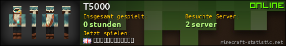Benutzerleisten 560x90 für T5000